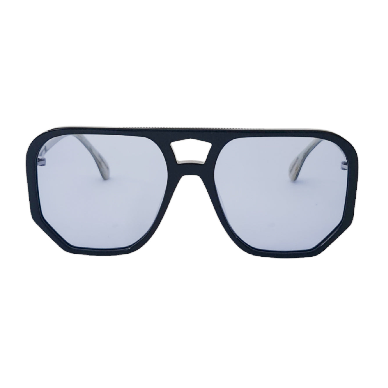 Wager - Black with Blue Lenses