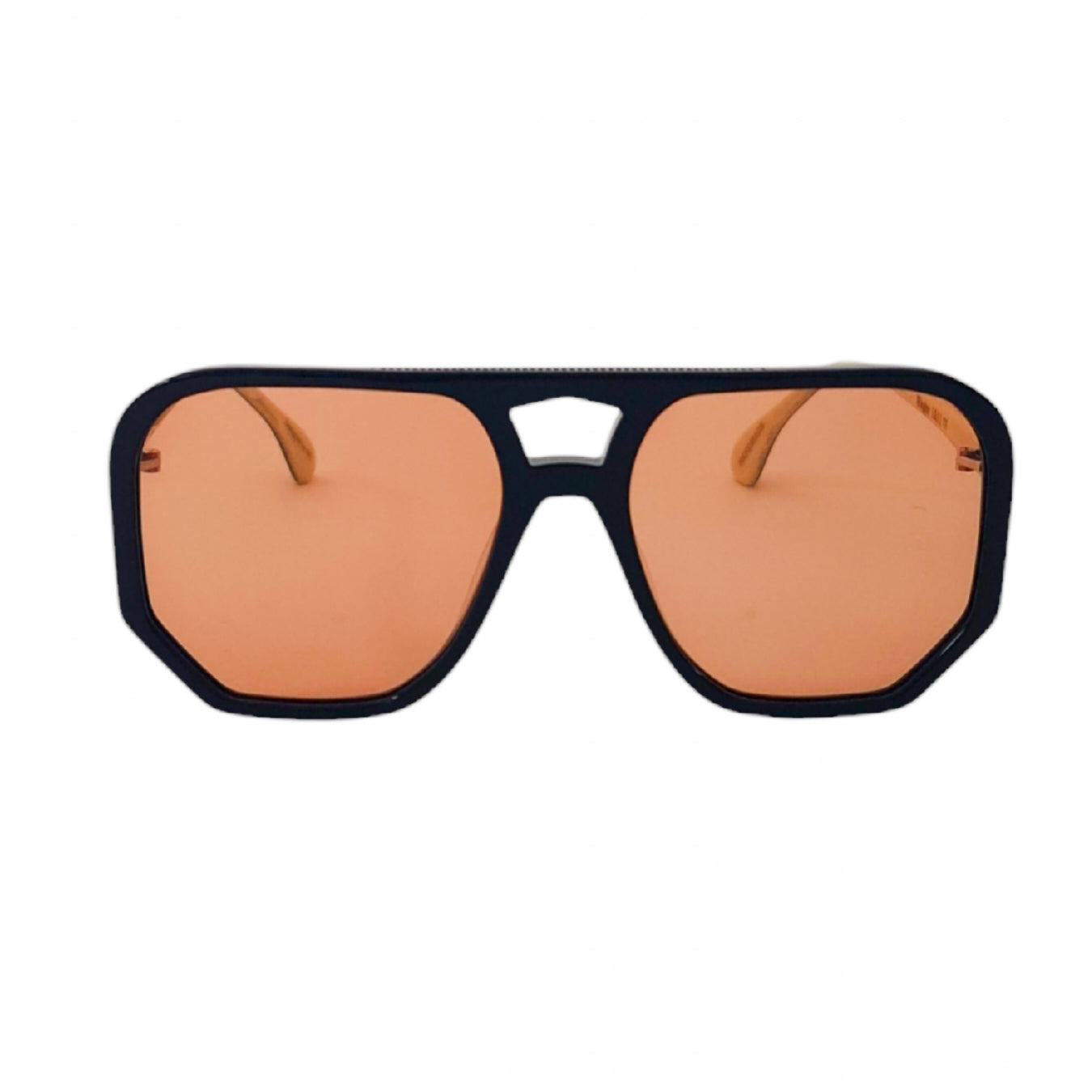 Wager - Black with Orange Lenses