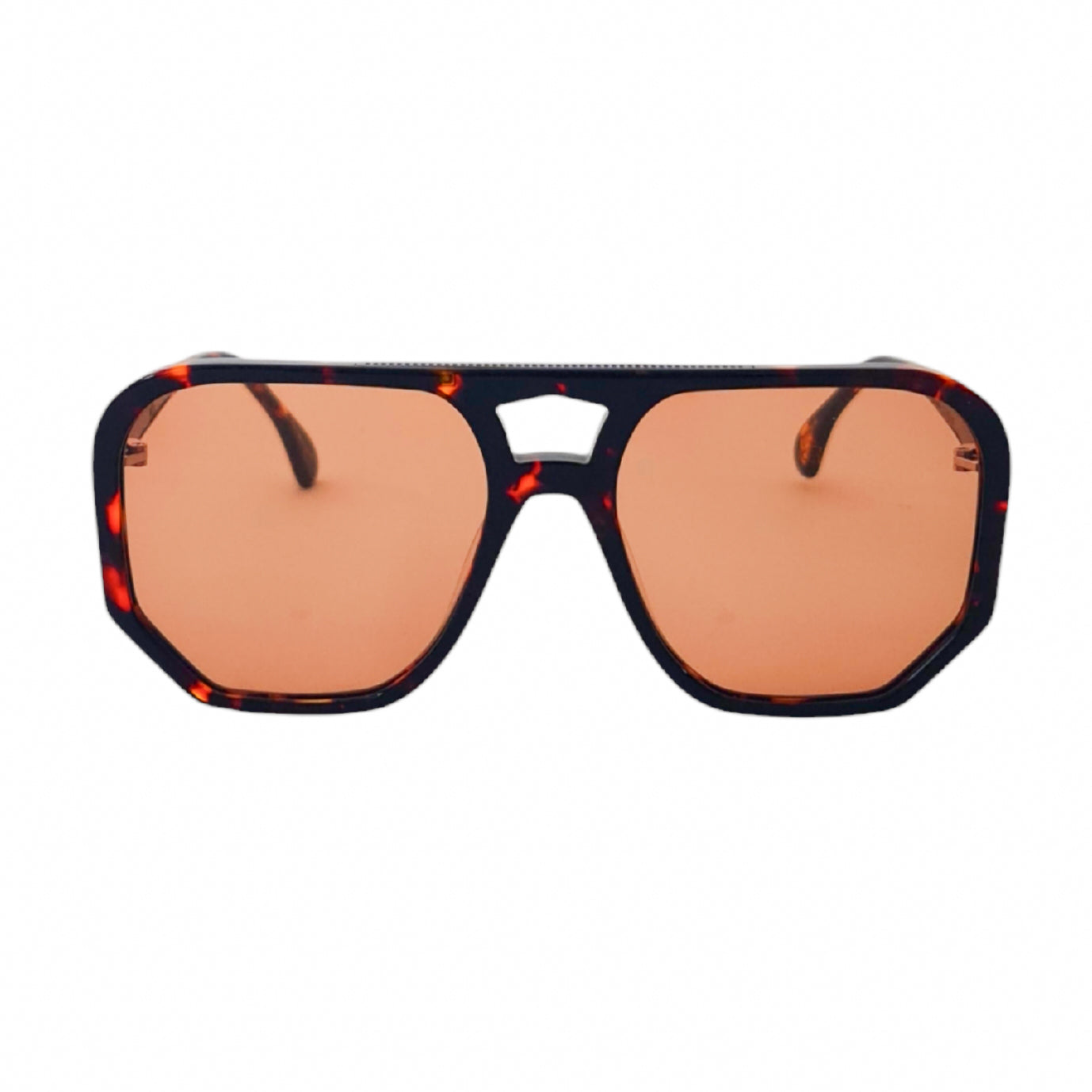 Wager - Brown Tort with Orange Lenses